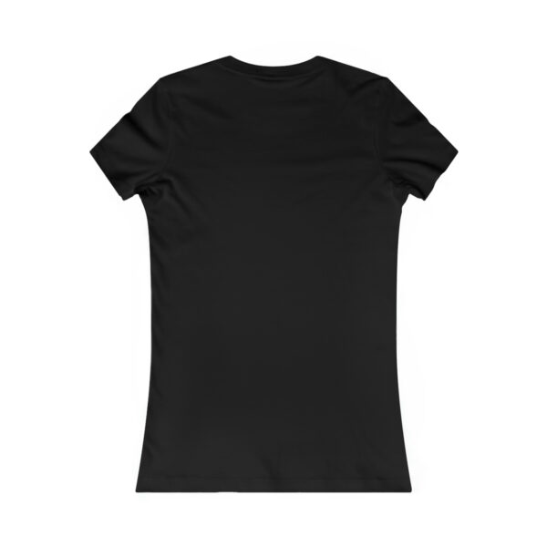 A black t-shirt with the back of it.