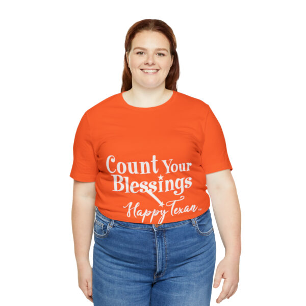 Count your blessings Bella+Canvas 3001 Womens Jersey Short Sleeve Tee - Count Your Blessings.