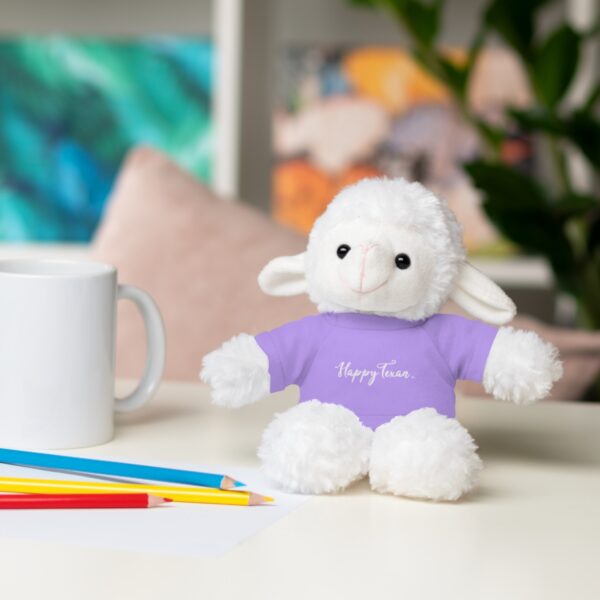 A stuffed animal sitting on top of a table.