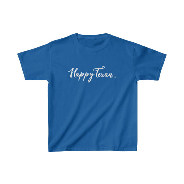 A Kids Heavy Cotton™ Tee with the word happy tuesday on it.